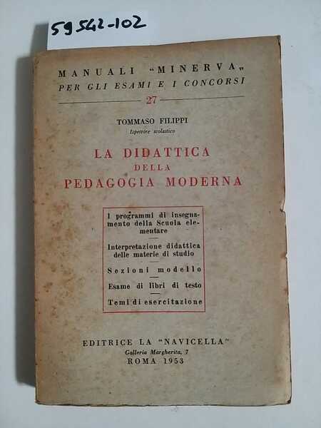 La didattica della pedagogia moderna