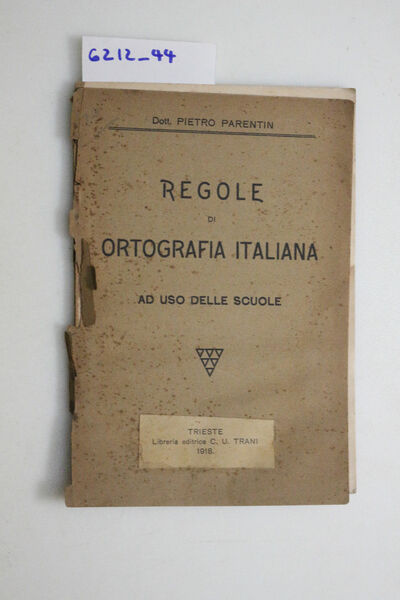 Regole di ortografia italiana ad uso delle scuole