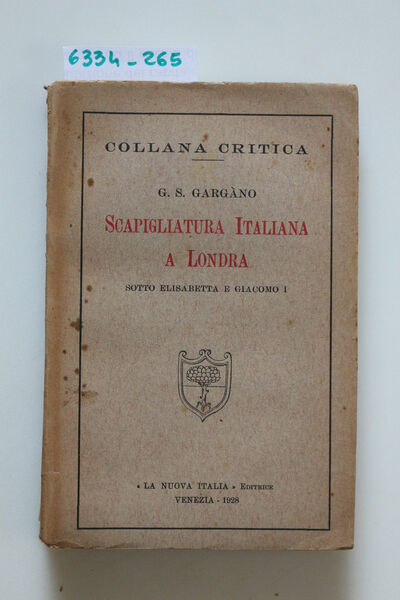 Scapigliatura italiana a Londra sotto Elisabetta e Giacomo I