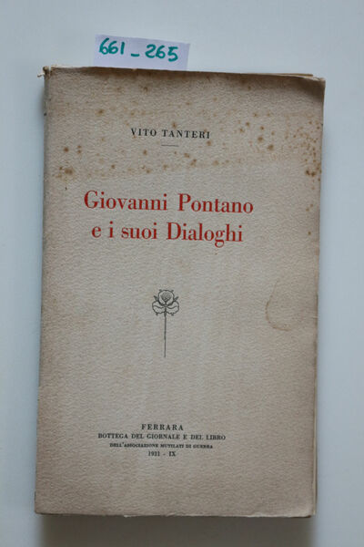 Giovanni Pontano e i suoi dialoghi