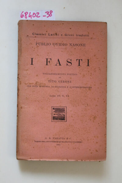 I Fasti (Libri IV,V,VI)