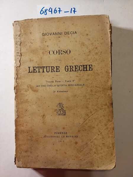 Corso di letture greche