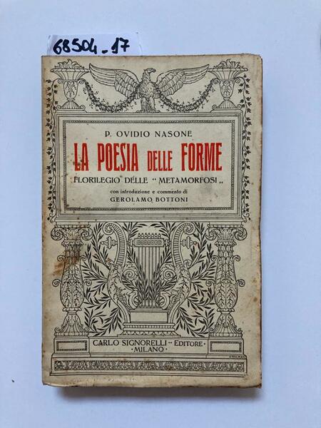 La poesia delle forme florilegio delle - Metamorfosi -