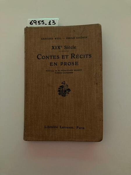 XIX siecle - contes et recits en prose