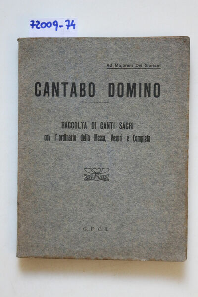 Cantabo domino