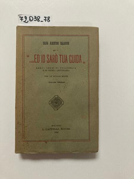 Ed io sarò tua guida - Brevi cenni di stilistica …