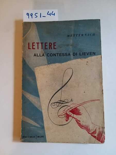 Lettere alla contessa di Lieven