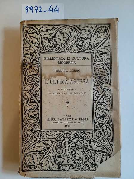 L'ultima ascesa - Introduzione alla lettura del Paradiso