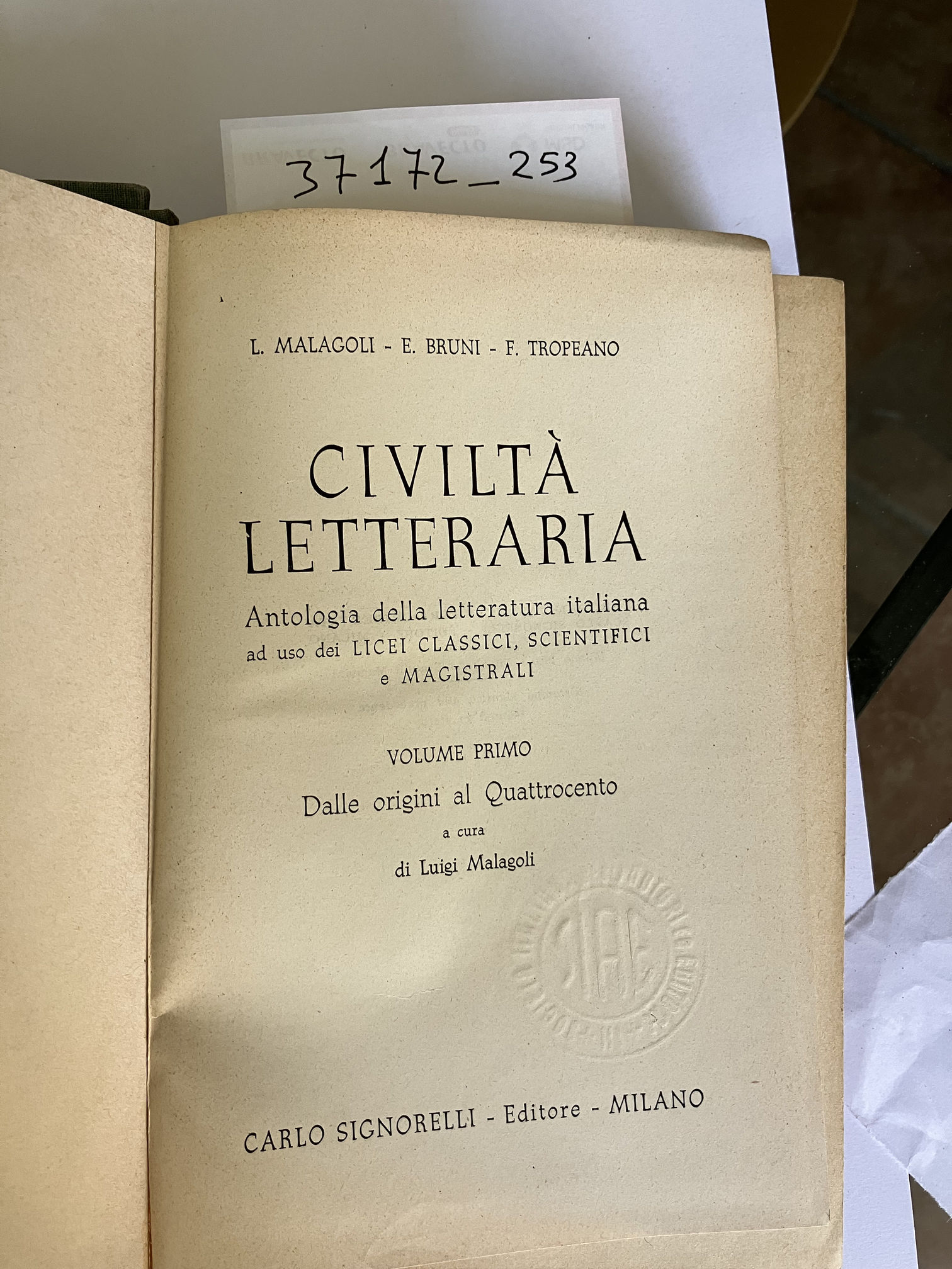 Civiltà Letteraria: Antologia Della Letteratura Italiana Ad Uso Dei Licei …