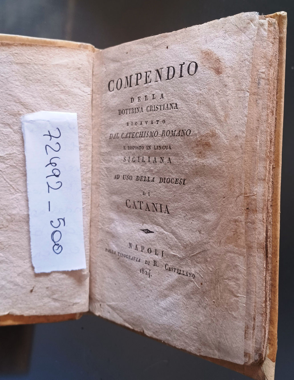 Compendio della dottrina cristiana ricavato dal catechismo romano e disposto …