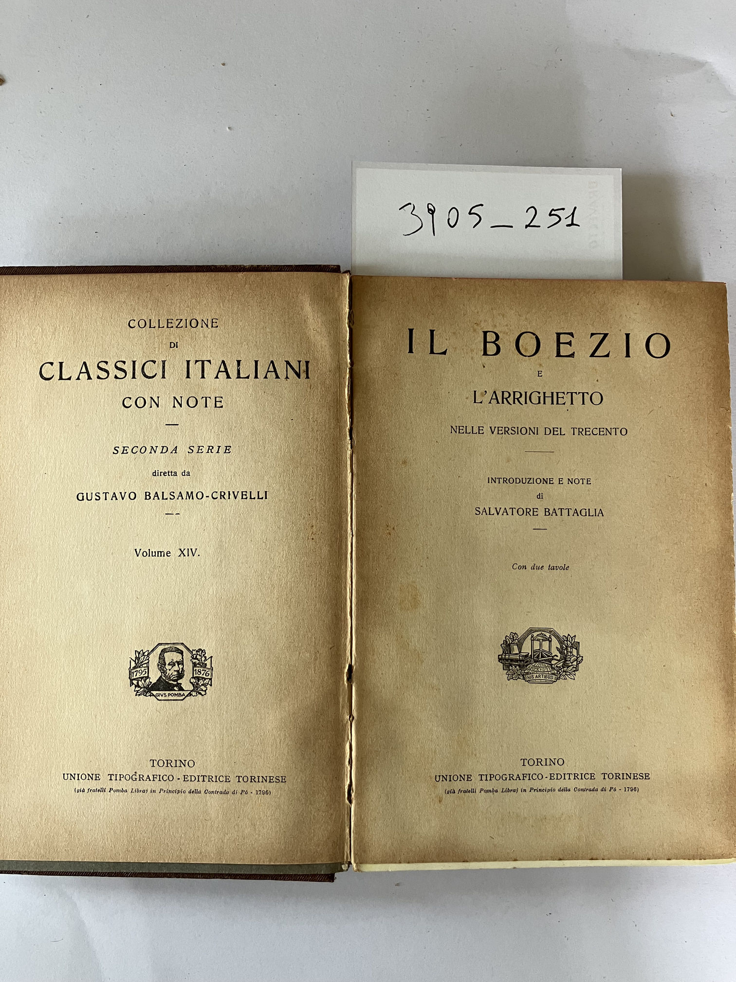 Il Boezio e l'Arrighetto nelle versioni del Trecento