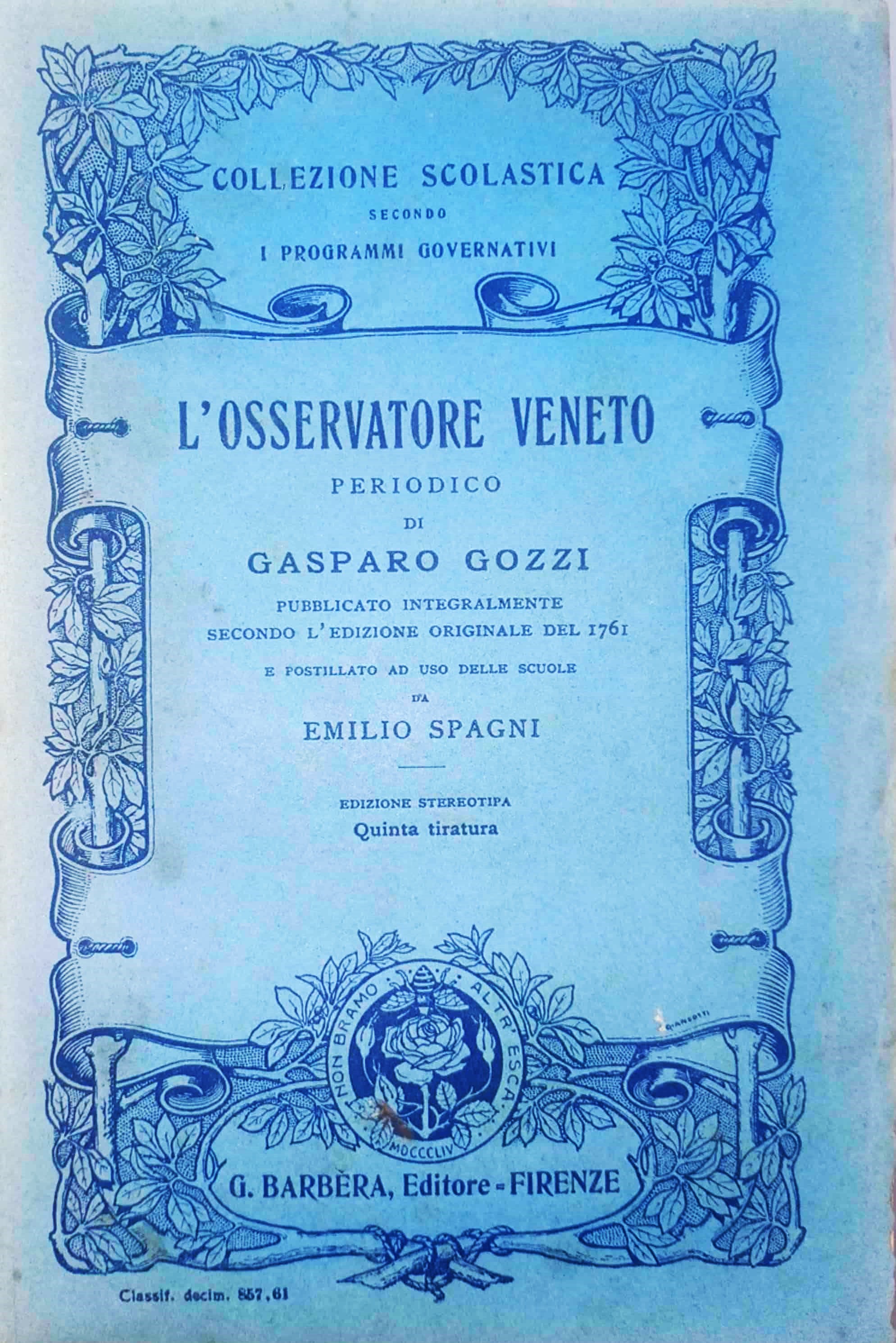 L’osservatore veneto - Periodico pubblicato integralmente secondo l’edizione originale del …