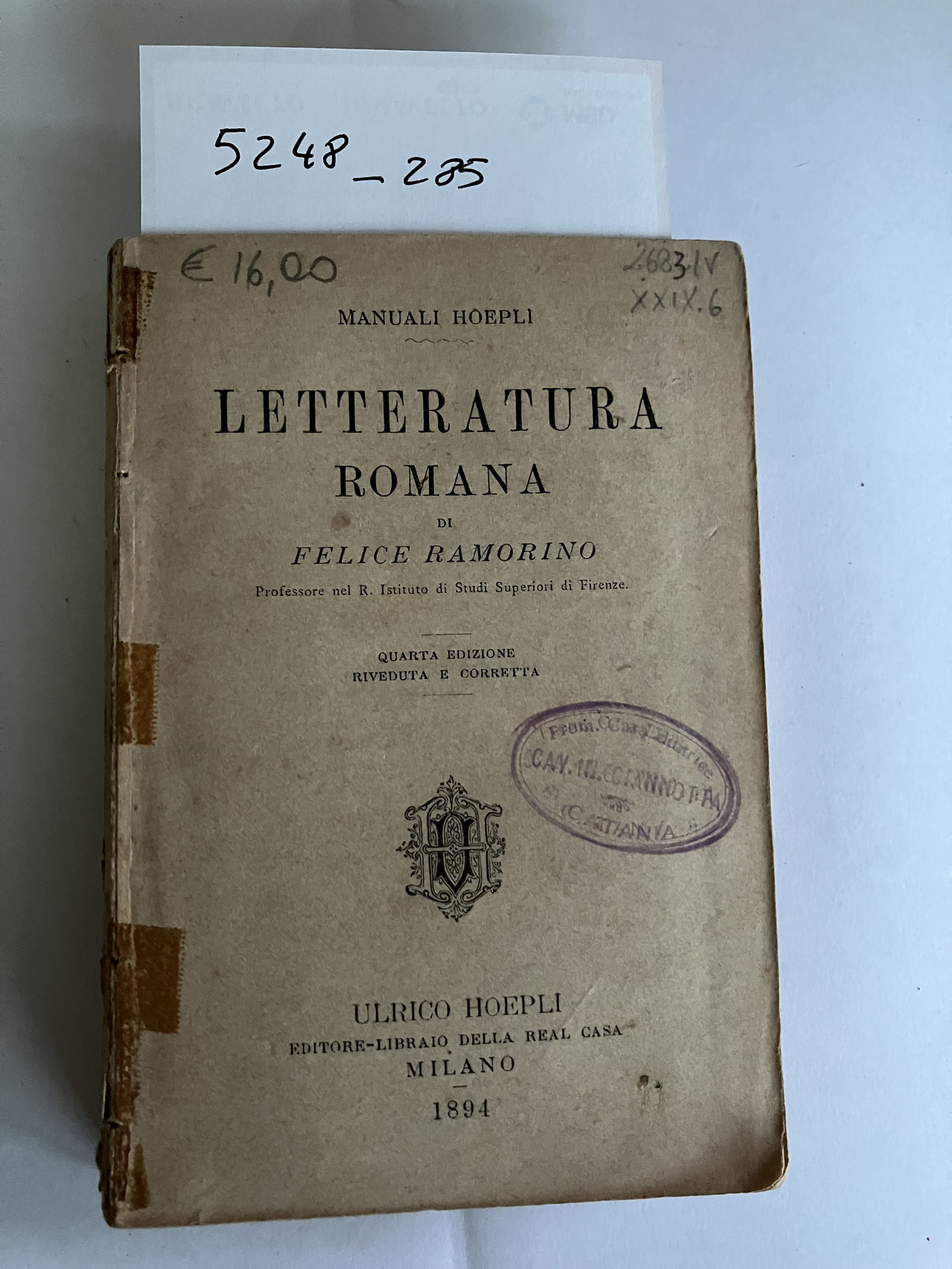 Letteratura romana