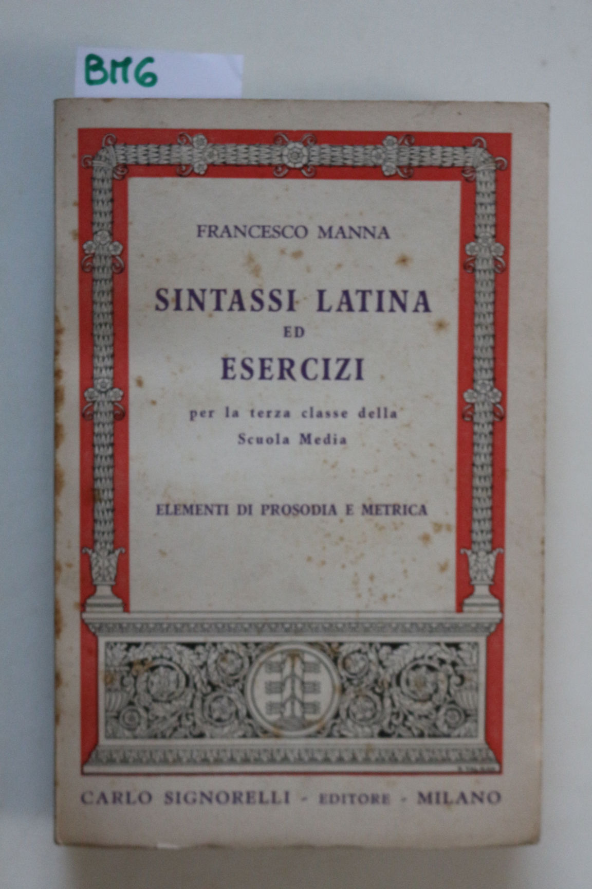 Sintassi latina ed esercizi