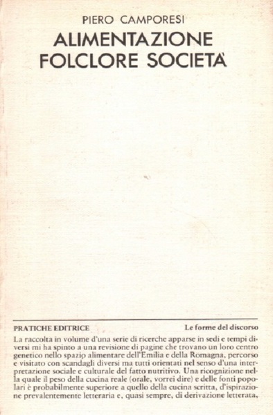 Alimentazione, folclore, societÃ .