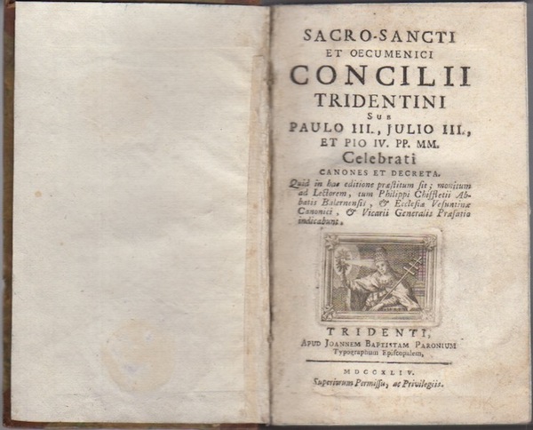 Sacro-sancti et oecumenici Concilii Tridentini sub Paulo III, Julio III …