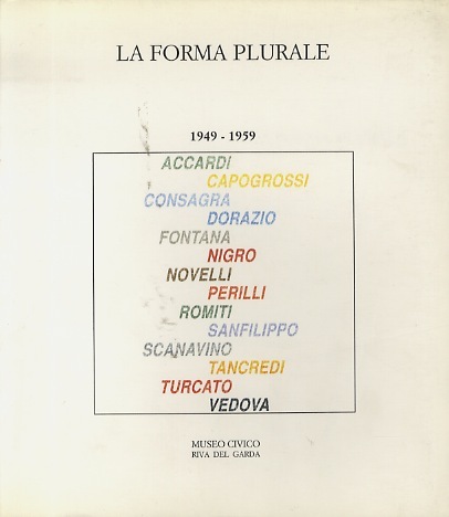 La forma plurale: 1949-1959.