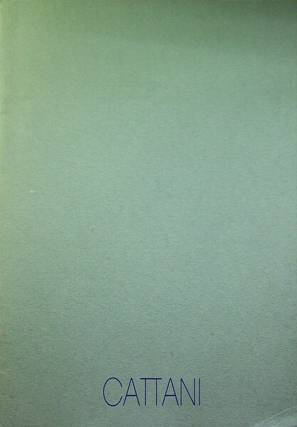 Silvio Cattani: nuove carte: 2-19 settembre 1993.