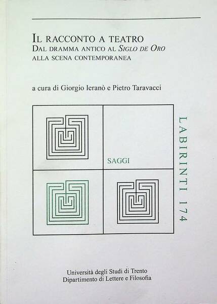 Il racconto a teatro: dal dramma antico al siglo de …