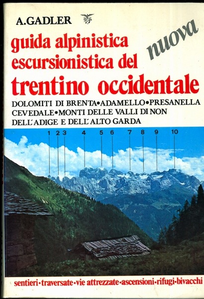 Guida alpinistica escursionistica del Trentino occidentale.