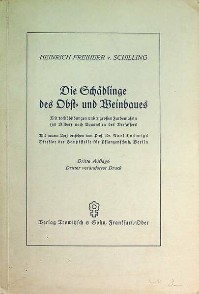 Die SchÃ¤dlinge des Obst- und Weinbaues.