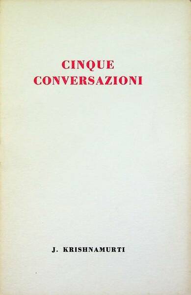 Cinque conversazioni.