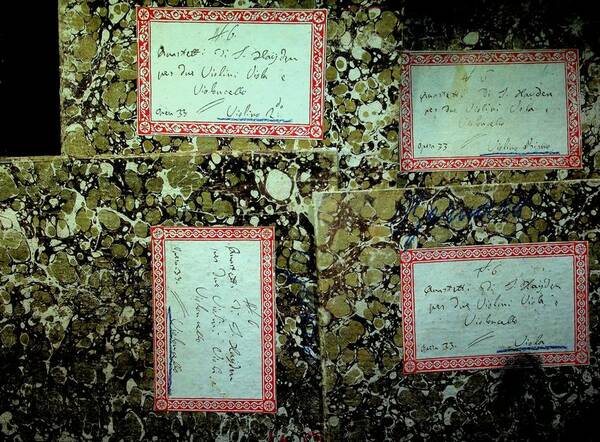 Six quatuors de Haydn pour deux Violons Alto et Basse: …