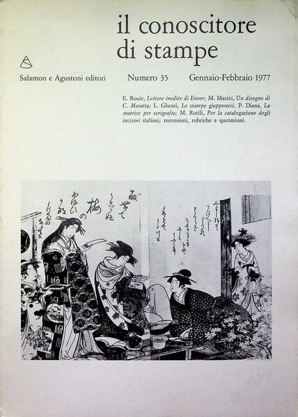 Print collector: il conoscitore di stampe: N. 35 (genn-febb. 1977).