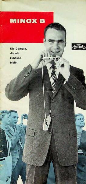 Minox B: Die Camera, die nie zuhause bleibt.