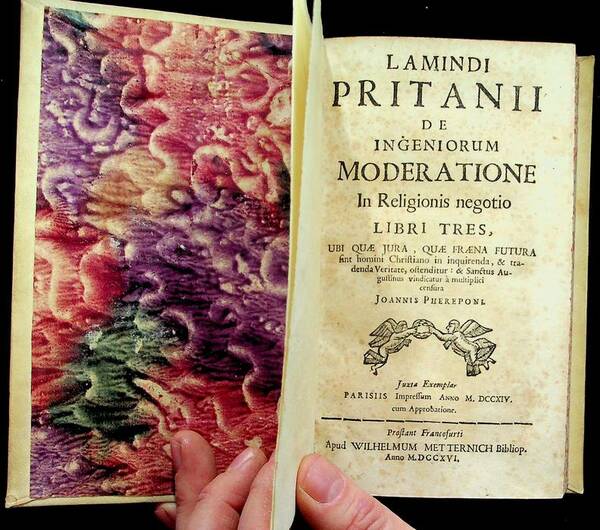 Laminti Pritanii De ingeniorum moderatione in religionis negotio. Libri tres, …