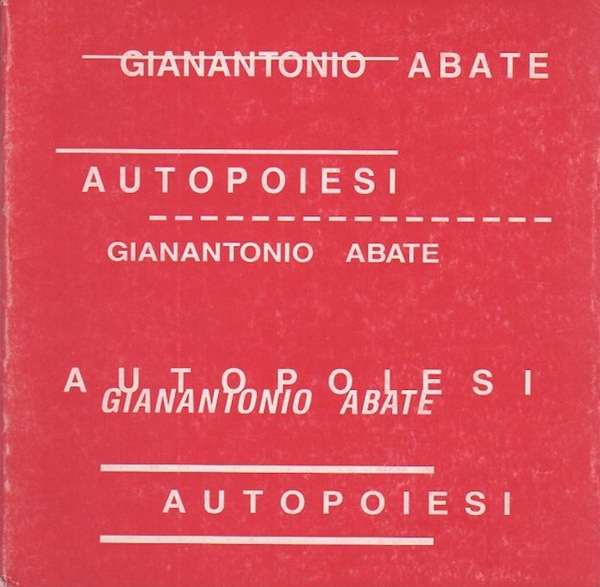 Autopoiesi - maggio 1988.
