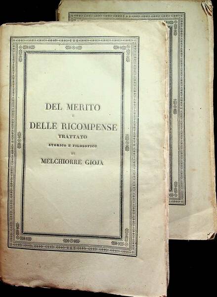 Del merito e delle ricompense: trattato storico e filosofico.