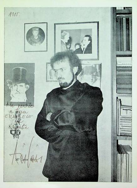 Janos Acs: fotografia originale con dedica autografa.