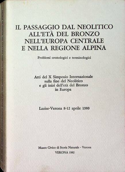 Il passaggio dal Neolitico all'etÃ del Bronzo nell'Europa centrale e …