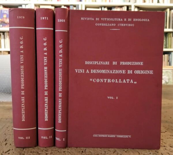 Disciplinari di produzione: vini a denominazione di origine "controllata": vol. …