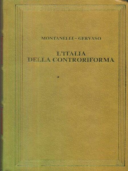 L'Italia della Controriforma: (1492-1600).