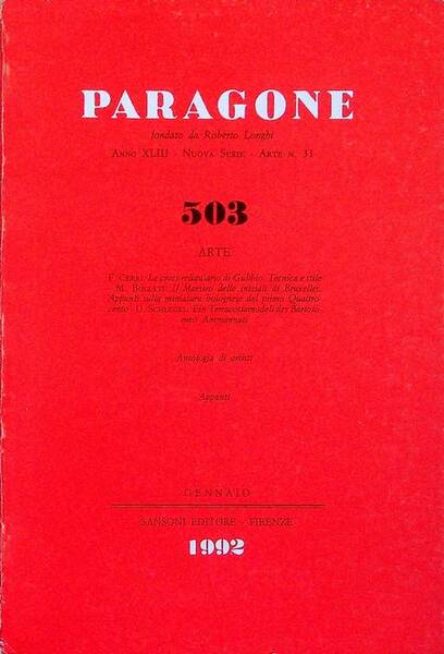 Paragone: rivista mensile di arte figurativa e letteratura: ARTE: A. …