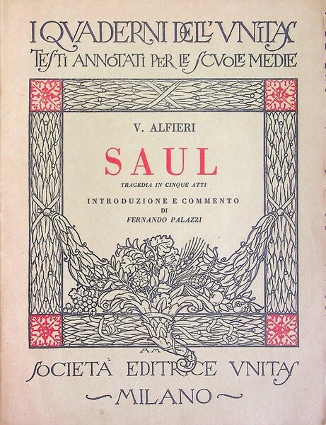 Saul: tragedia in cinque atti.