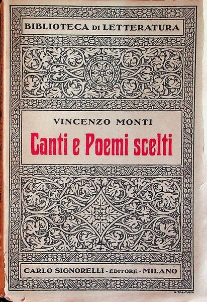 Canti e poemi scelti.