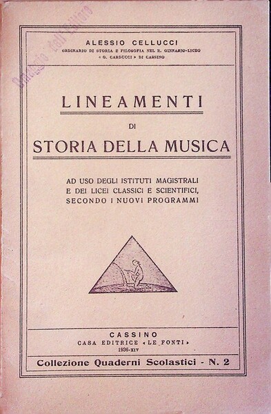 Lineamenti di storia della musica: ad uso degli istituti magistrali …