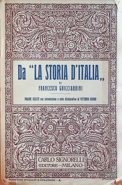 Da La storia d'Italia: pagine scelte.