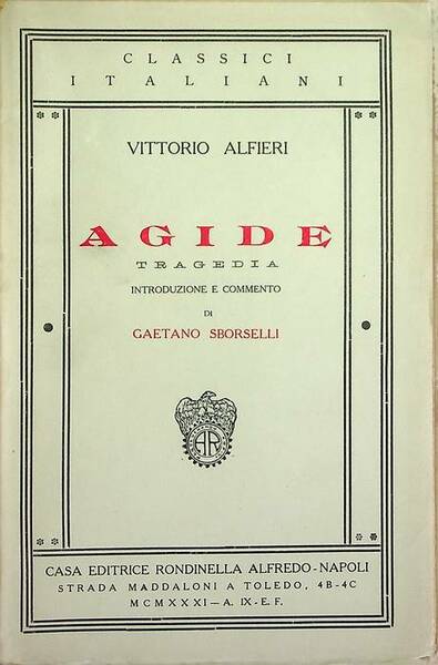 Agide: tragedia.