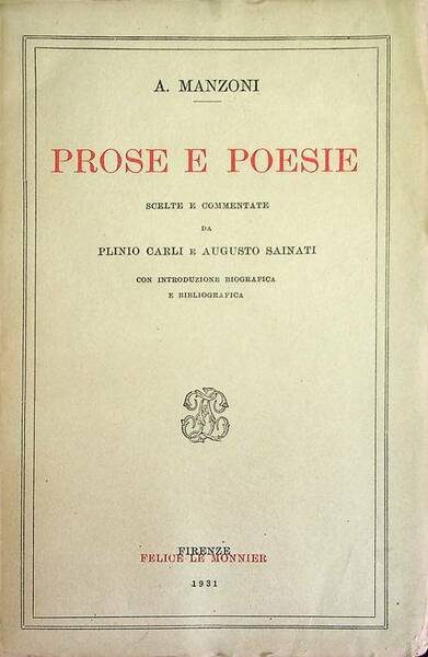 Prose e Poesie.
