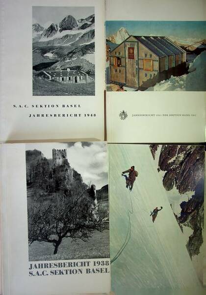 Jahresbericht der Sektion Basel SAC: Dal N.75 (1938) al N.82 …