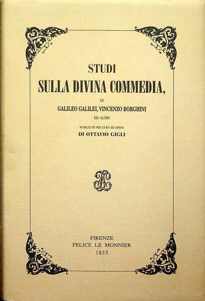 Studi sulla Divina Commedia.