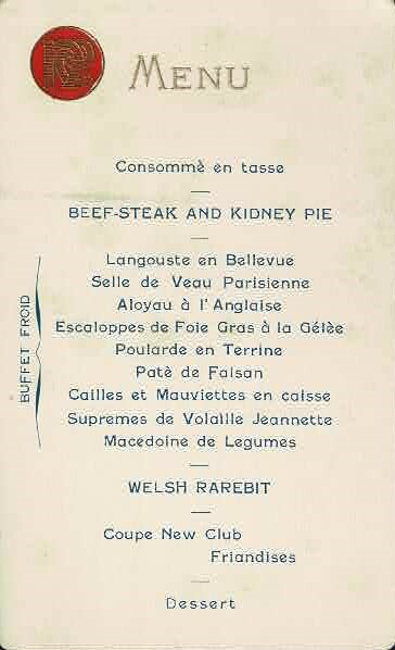 Menu.