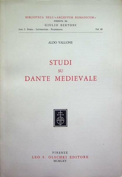Studi su Dante medievale.
