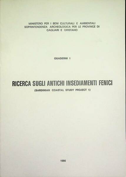 Ricerca sugli antichi insediamenti fenici: Sardinian coastal study project 1.