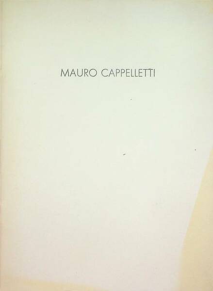 Mauro Cappelletti: 28.9.-24.10.1991.