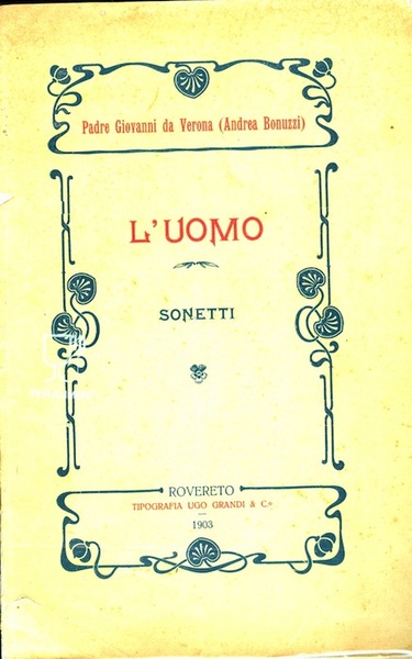 L'uomo: sonetti.